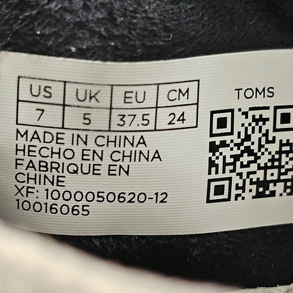 TOMS Womens Botas Lug Lace Up Sneakers Shoes Casual - Grey - Picture 9 of 9